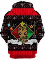 Groot Christmas Unisex Hoodie iEDM Epic Hoodie