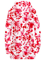 White Blood Print Hoodie Dress Nakari Studios Epic Hoodie
