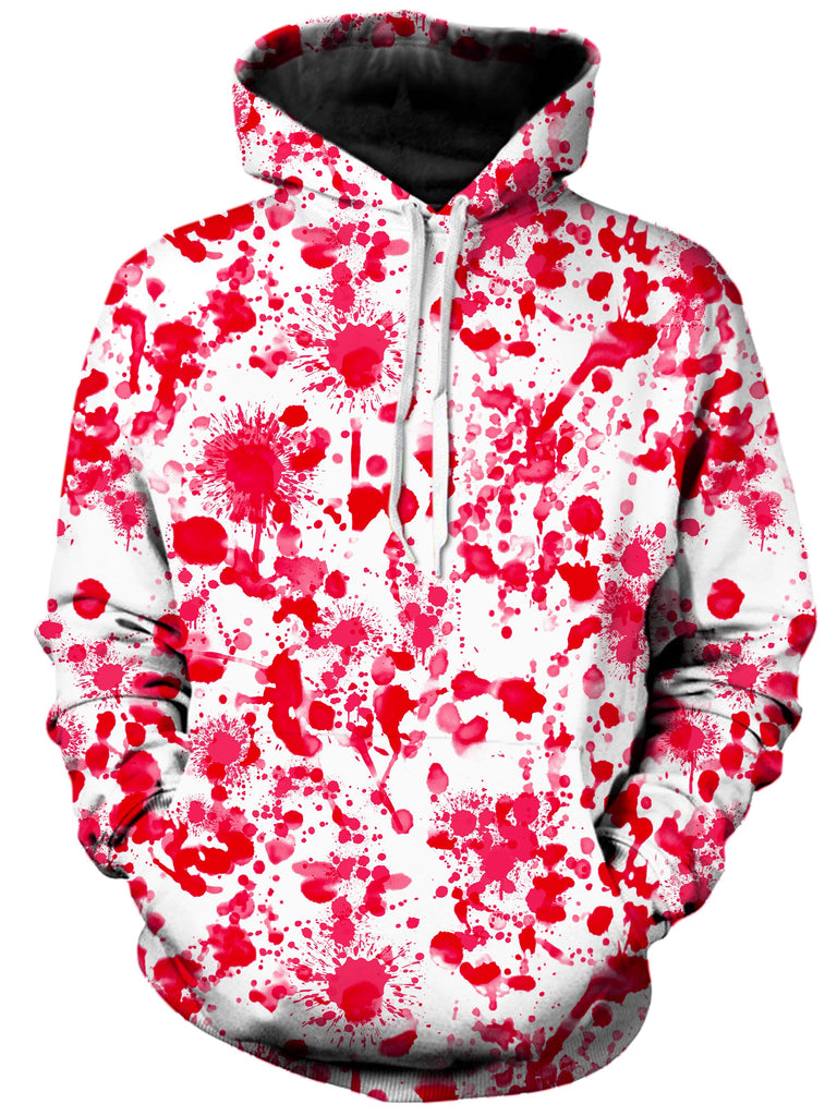 Nakari Studios - White Blood Print Unisex Hoodie