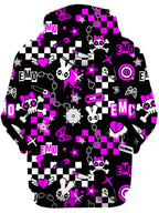 Emo Halloween Unisex Zip-Up Hoodie Nakari Studios Epic Hoodie