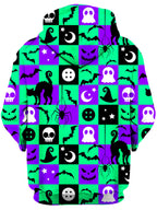 Halloween Hex Unisex Zip-Up Hoodie Nakari Studios Epic Hoodie
