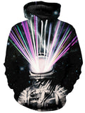80's Astronaut Unisex Hoodie On Cue Apparel Epic Hoodie