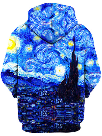 On Cue Apparel - Starry Night Unisex Zip-Up Hoodie
