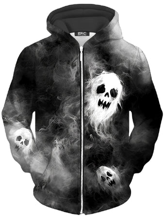 iEDM - Phantom Mist Unisex Zip-Up Hoodie