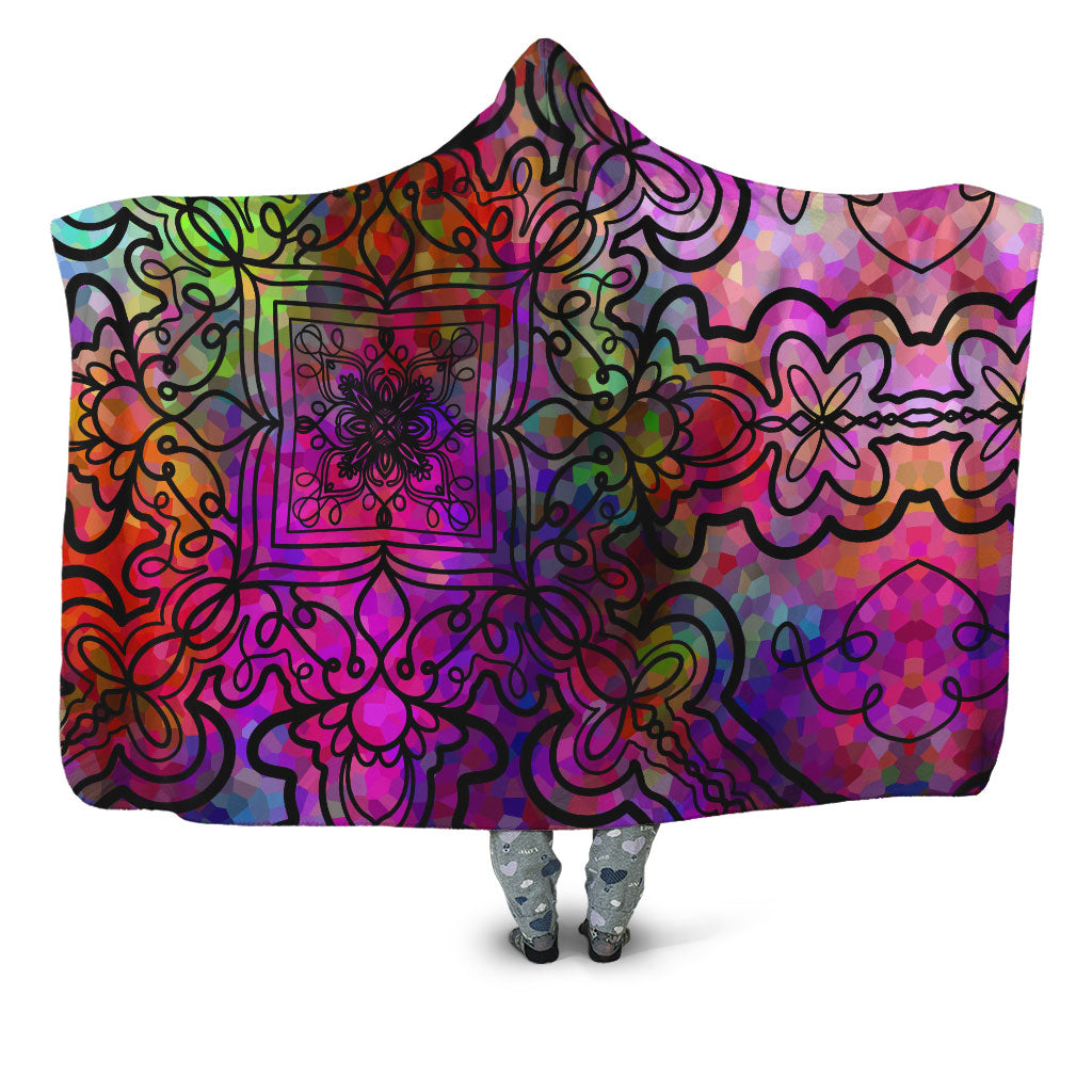 Ornate on Plasma Hooded Blanket Sartoris Art Epic Hoodie