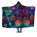 Retro Trip Hooded Blanket Psychedelic Pourhouse Epic Hoodie