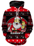 Sleighin It  Unisex Hoodie iEDM Epic Hoodie