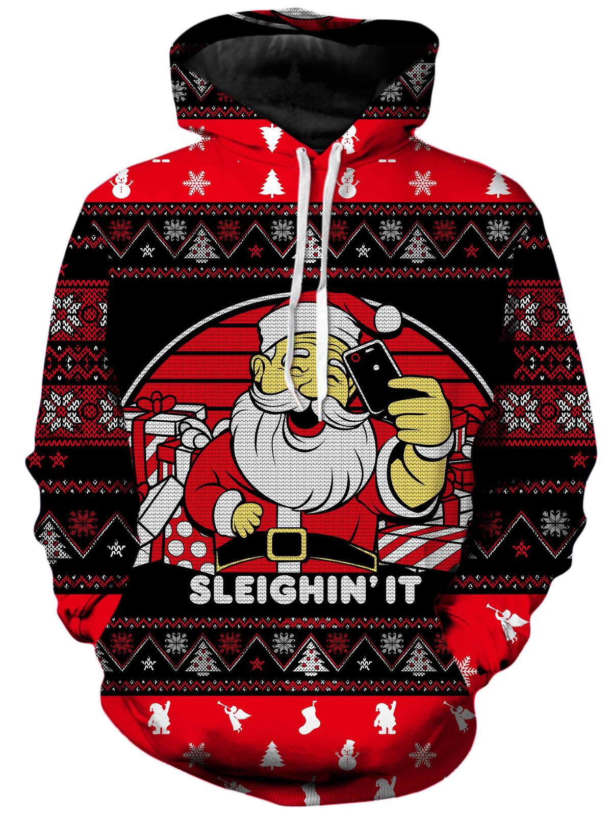 Sleighin It  Unisex Hoodie iEDM Epic Hoodie