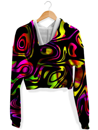 Sartoris Art - Color Evolution Fleece Crop Hoodie