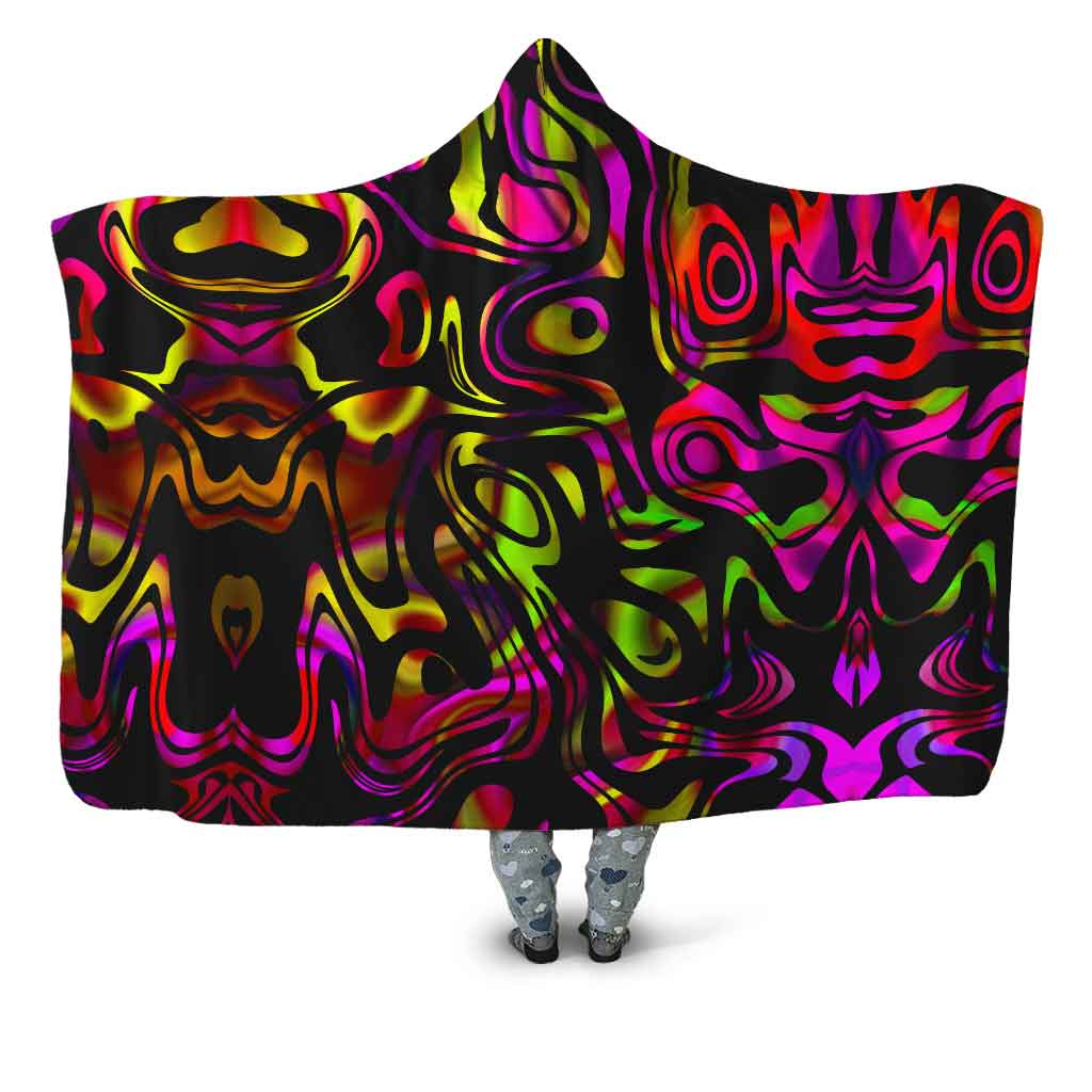 Color Evolution Hooded Blanket Sartoris Art Epic Hoodie