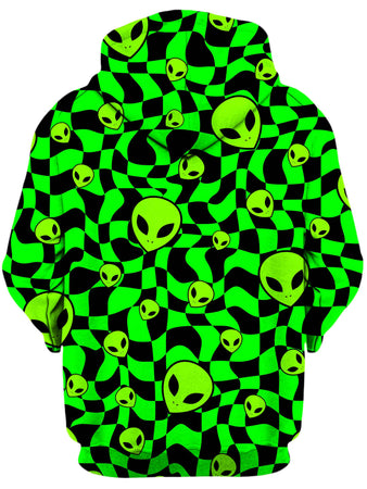 Sartoris Art - Green Aliens Unisex Hoodie