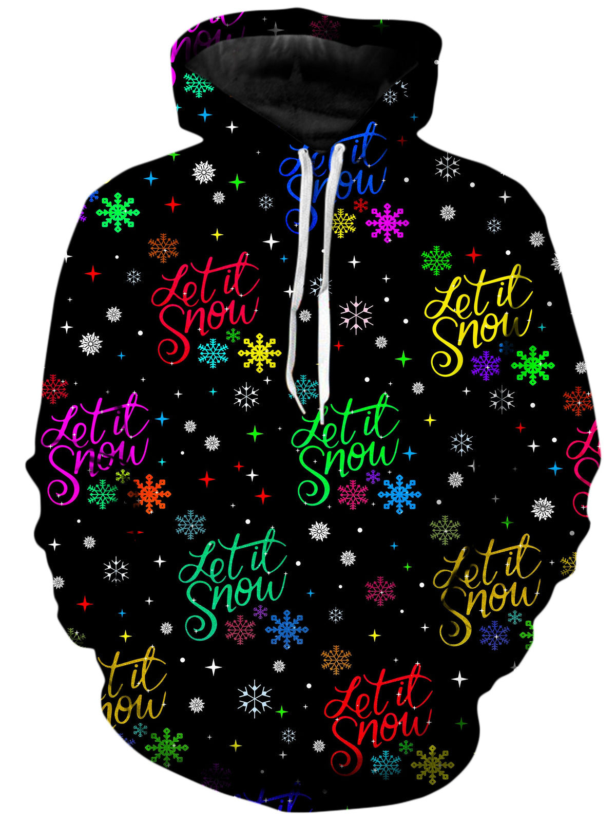 Let It Snowflakes Unisex Hoodie Sartoris Art Epic Hoodie