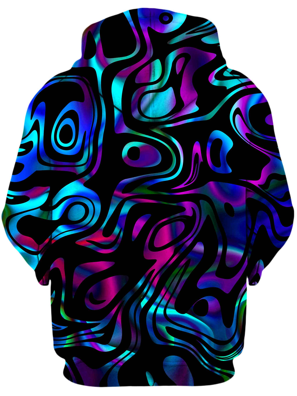 Dynamic Blues Unisex Zip-Up Hoodie Sartoris Art Epic Hoodie