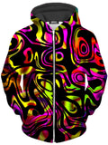 Color Evolution Unisex Zip-Up Hoodie Sartoris Art Epic Hoodie