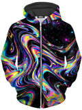 Space Swirl Unisex Zip-Up Hoodie