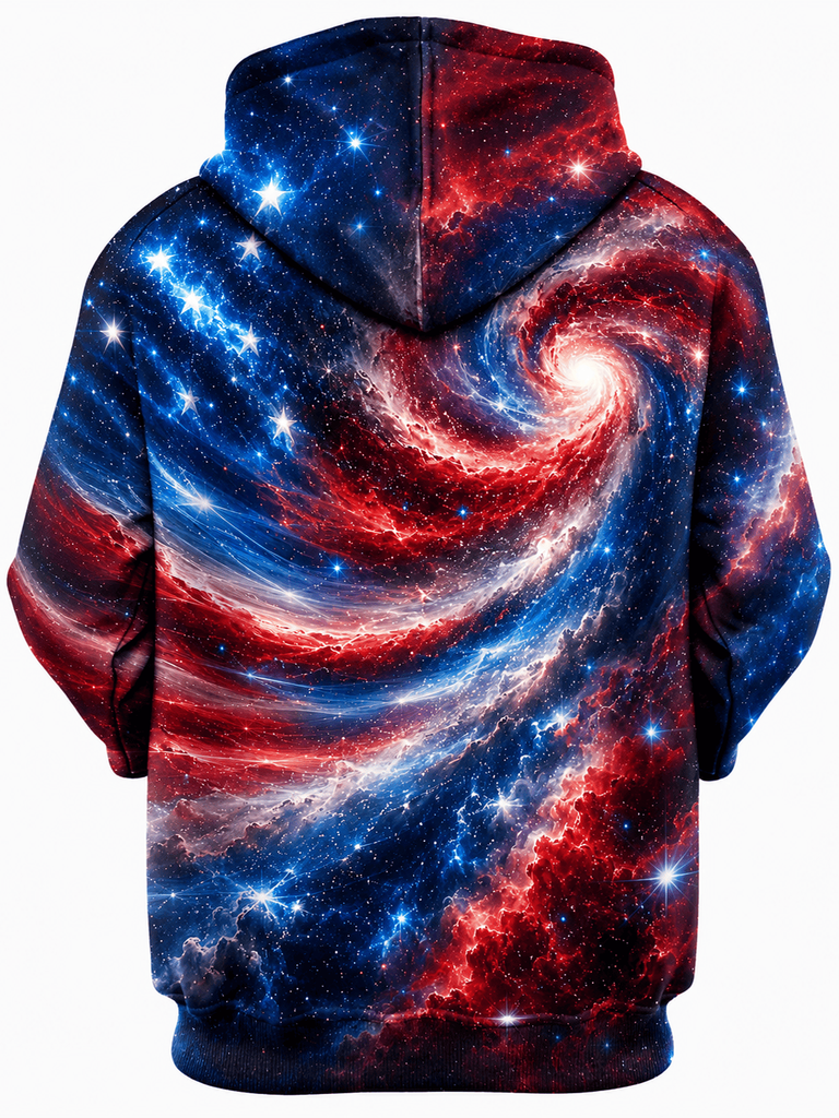 Star Spangled Spiral Unisex Hoodie