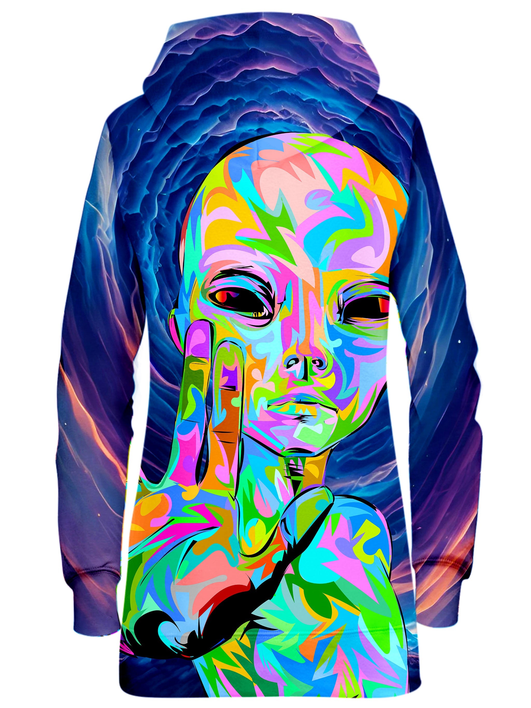 I Come in Peace Hoodie Dress Technodrome Epic Hoodie