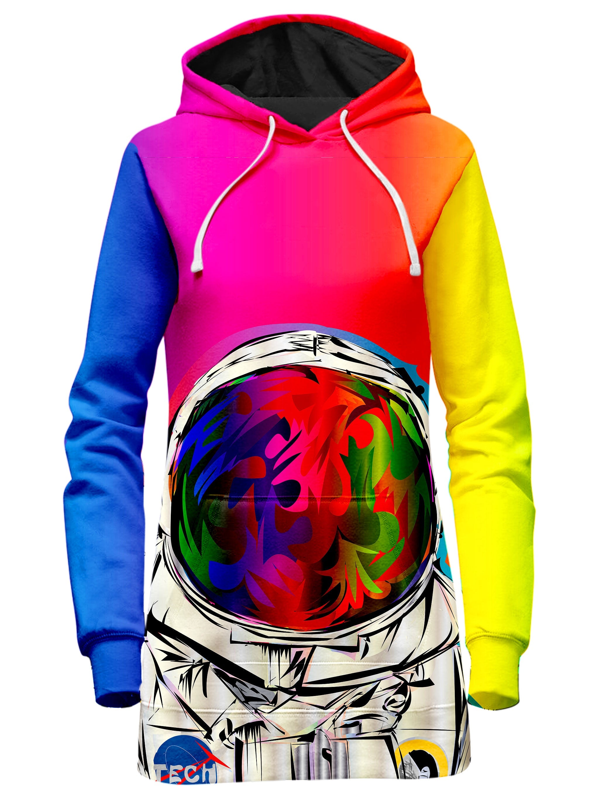 Nasa Drome Hoodie Dress Technodrome Epic Hoodie