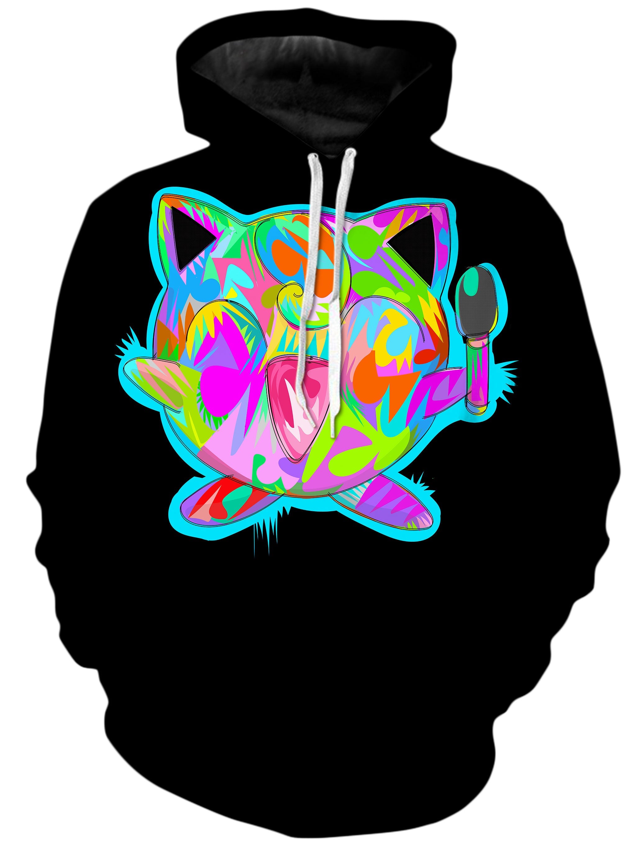 Jiggly Black Unisex Hoodie Technodrome Epic Hoodie