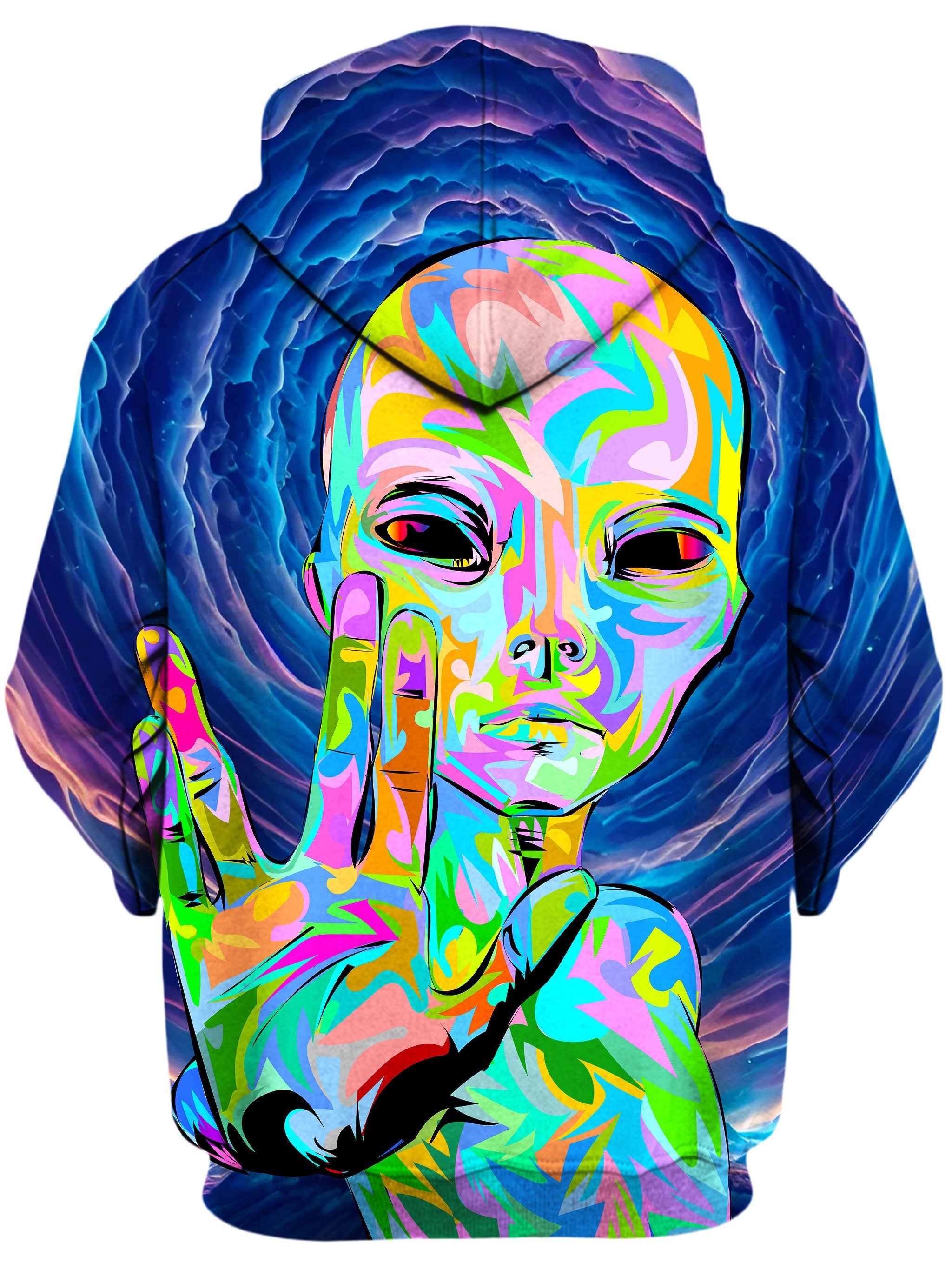 I Come in Peace Unisex Zip-Up Hoodie Technodrome Epic Hoodie