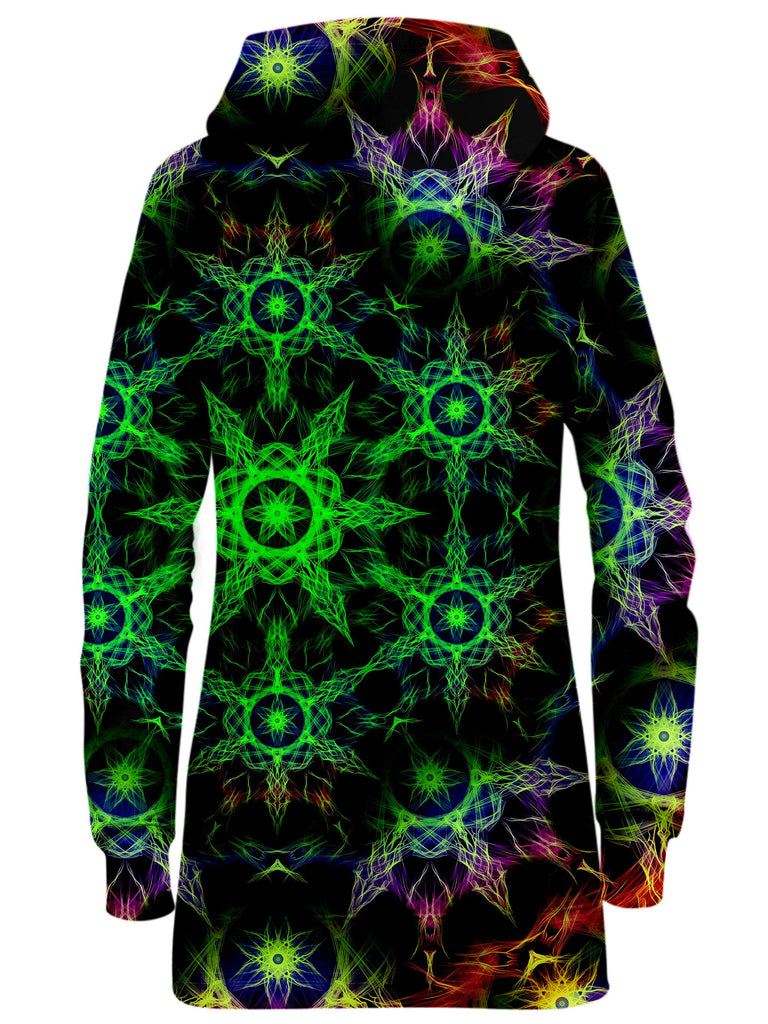 Kaleidoscope Jungle Hoodie Dress