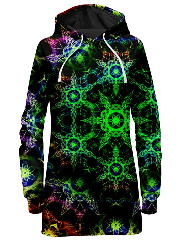 Yantrart Design - Kaleidoscope Jungle Hoodie Dress