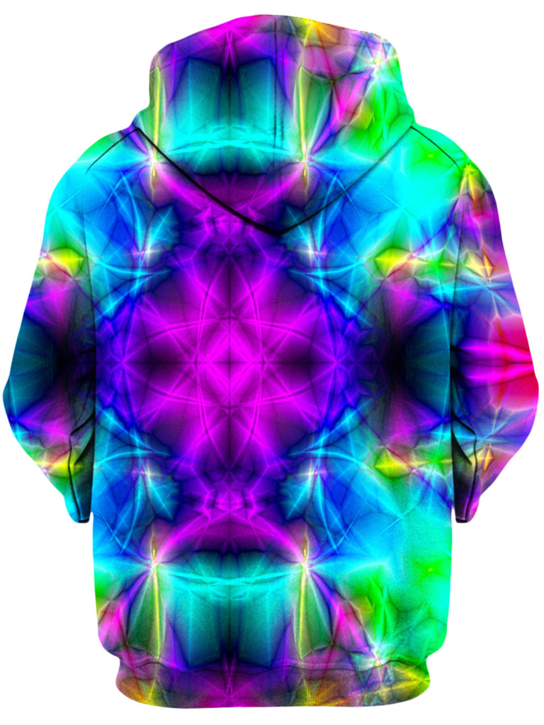 Psyched Mixed Dimension Unisex Zip-Up Hoodie