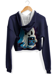 Game Night Fleece Crop Hoodie