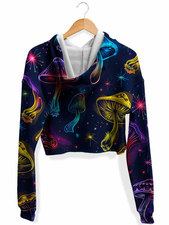 iEDM - Magic Dreams Fleece Crop Hoodie