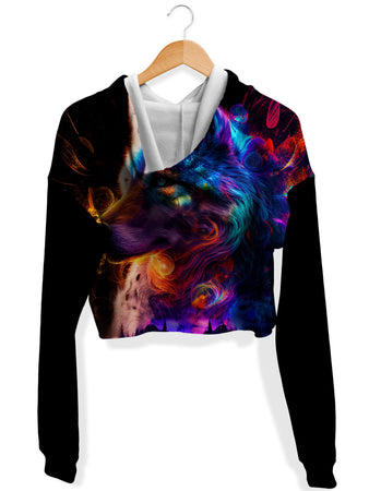 iEDM - Uncaptured Spirit Fleece Crop Hoodie