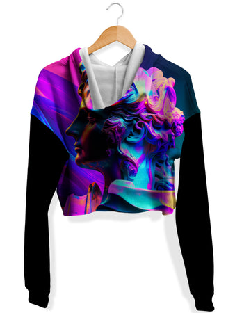 iEDM - Unprovoked Fleece Crop Hoodie