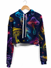 Magic Dreams Fleece Crop Hoodie