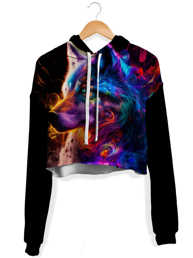 iEDM - Uncaptured Spirit Fleece Crop Hoodie