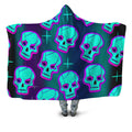 Neon Fright Hooded Blanket iEDM Epic Hoodie