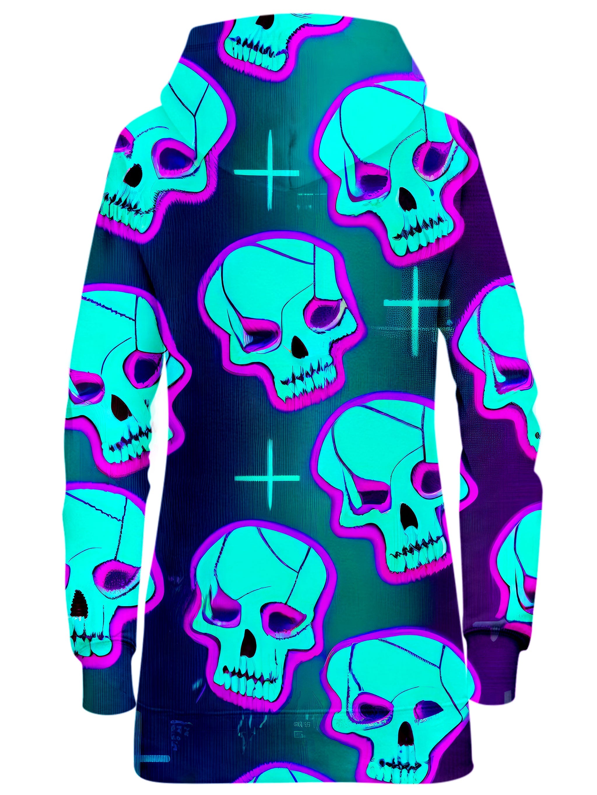Neon Fright Hoodie Dress iEDM Epic Hoodie
