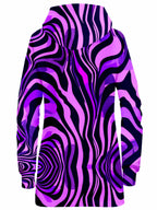 Noir Stripes Hoodie Dress iEDM Epic Hoodie