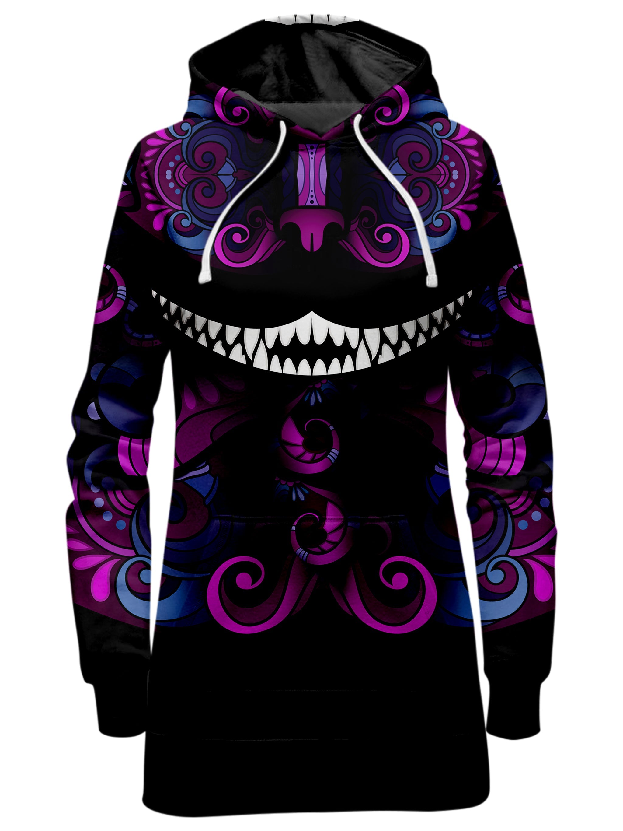 Down The Rabbit Hole Hoodie Dress iEDM Epic Hoodie