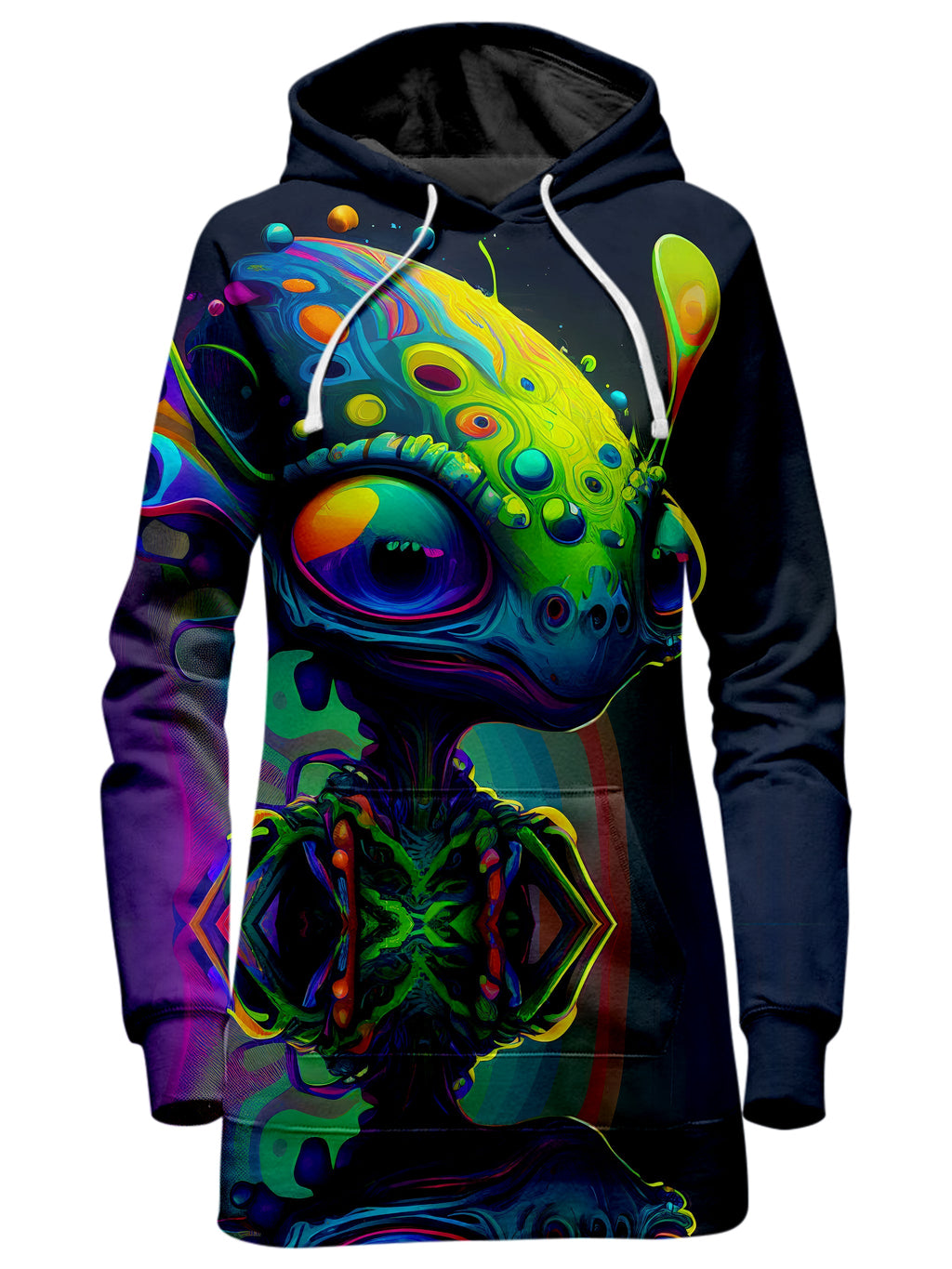 Friendly Visitors Hoodie Dress iEDM Epic Hoodie