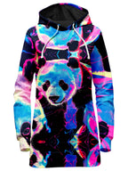 Panda Peaking Hoodie Dress iEDM Epic Hoodie