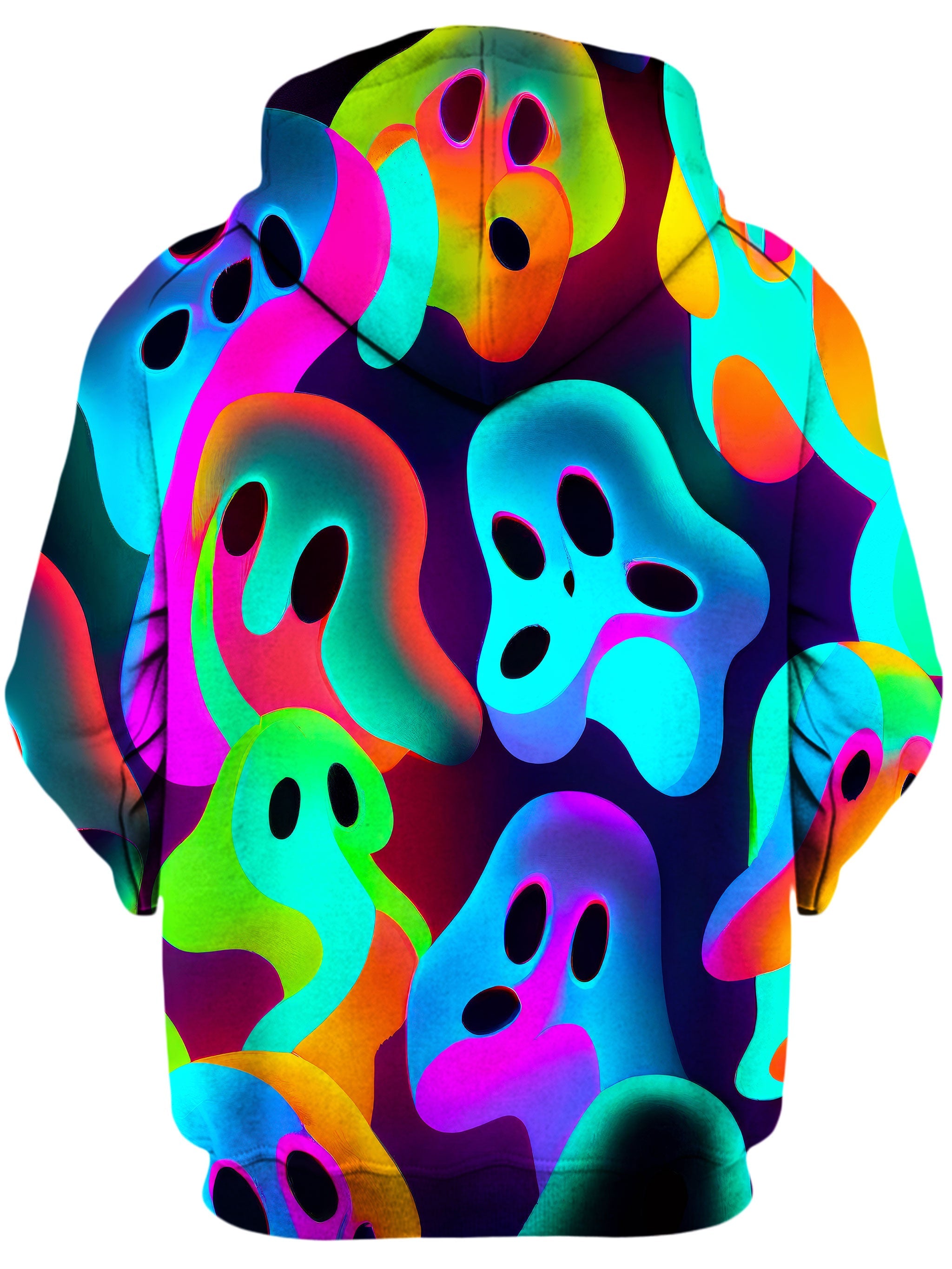 Ghostly Unisex Zip-Up Hoodie iEDM Epic Hoodie