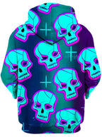 Neon Fright Unisex Zip-Up Hoodie iEDM Epic Hoodie