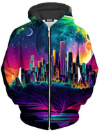 Back to Reality Unisex Zip-Up Hoodie iEDM Epic Hoodie