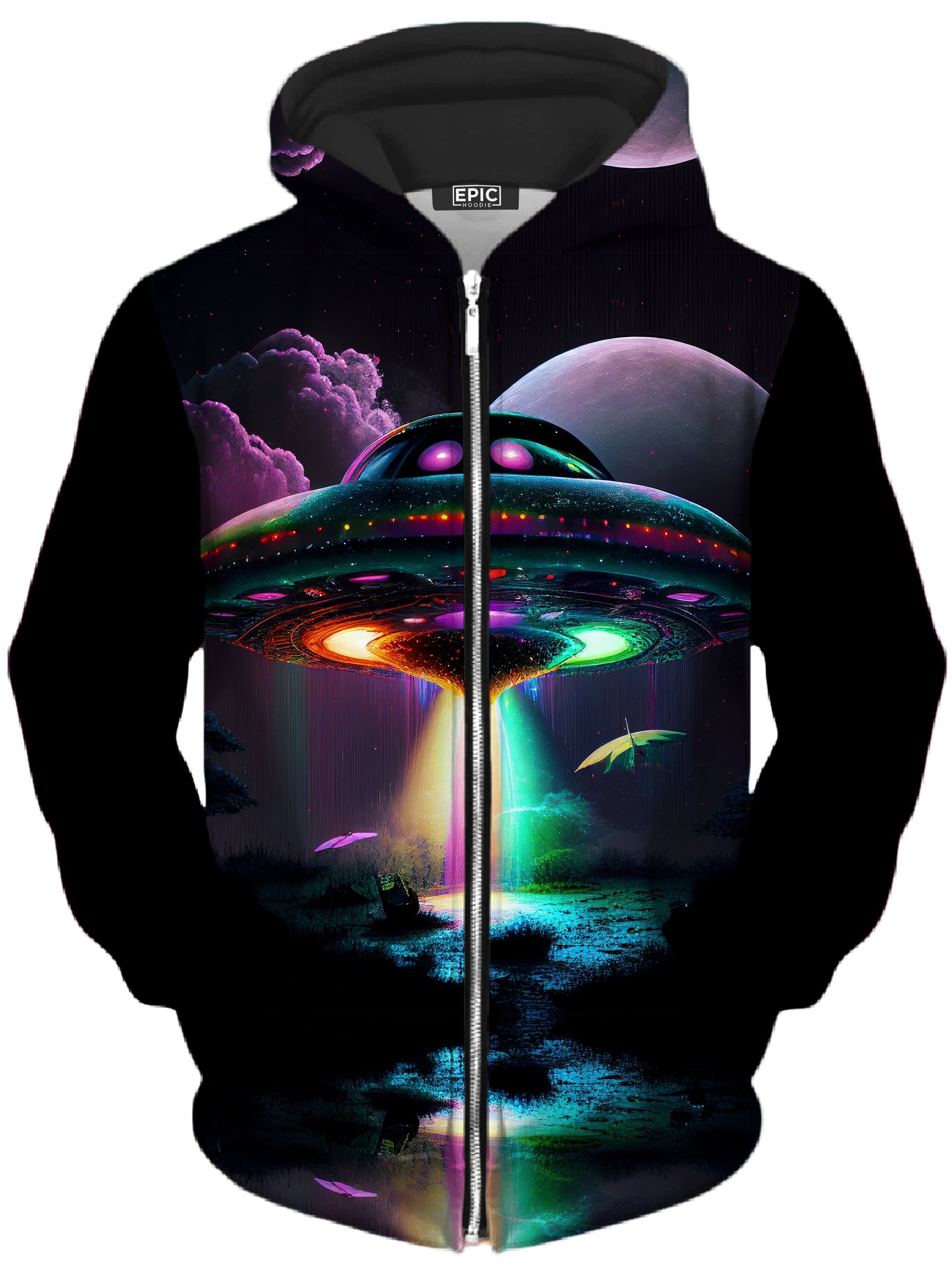 Encounter Unisex Zip-Up Hoodie iEDM Epic Hoodie