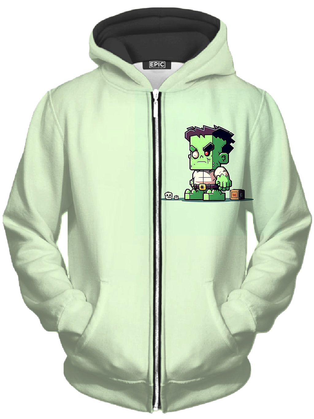 Franky Unisex Zip-Up Hoodie iEDM Epic Hoodie