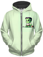 Franky Unisex Zip-Up Hoodie iEDM Epic Hoodie