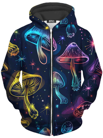 iEDM - Magic Dreams Unisex Zip-Up Hoodie