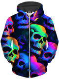 Psychedelic Nightmare Unisex Zip-Up Hoodie iEDM Epic Hoodie