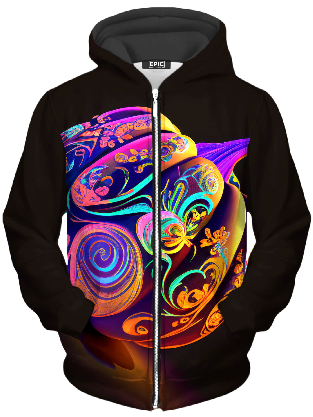 Pumpkin Spice Unisex Zip-Up Hoodie iEDM Epic Hoodie
