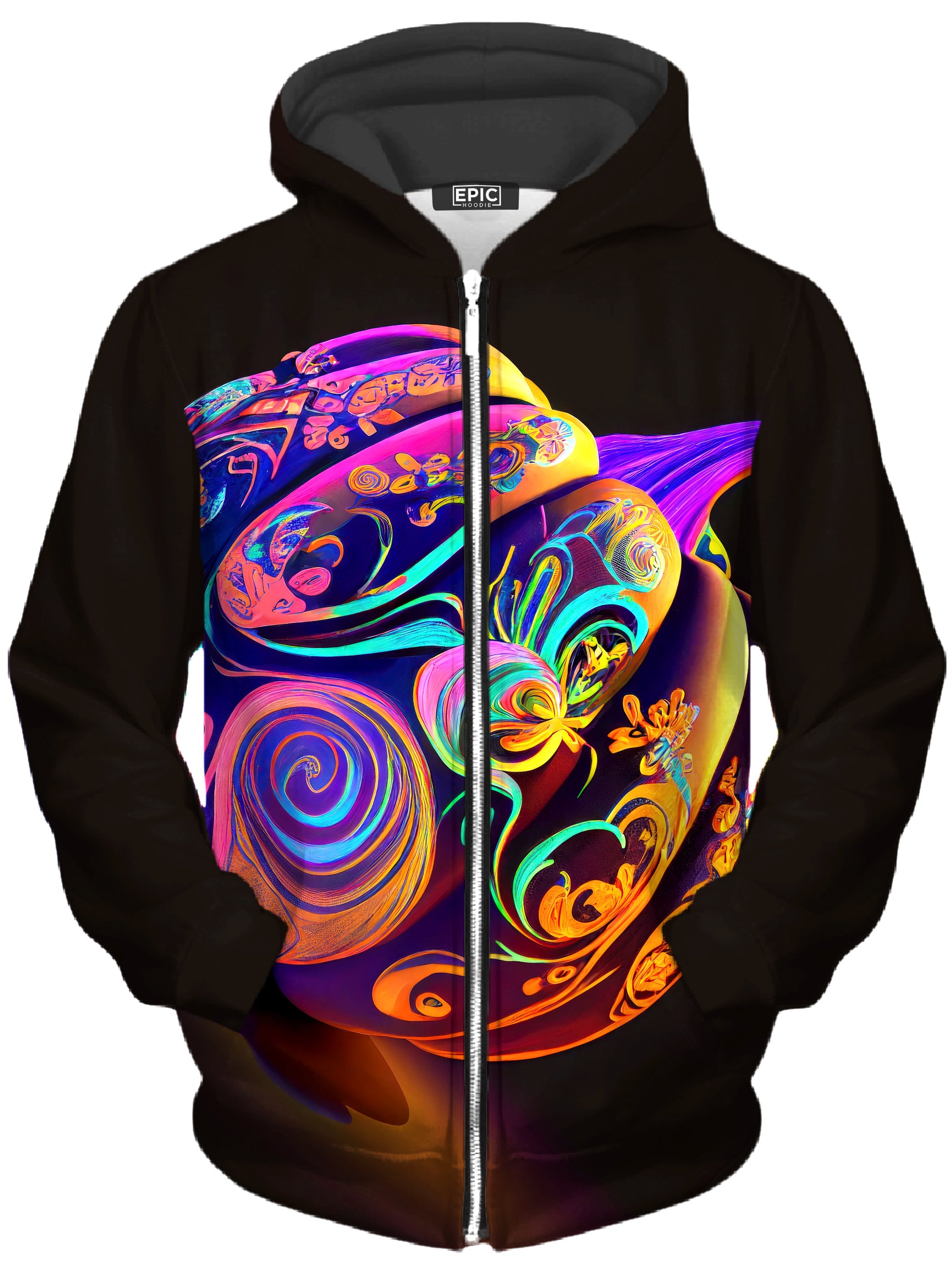 Pumpkin Spice Unisex Zip-Up Hoodie iEDM Epic Hoodie