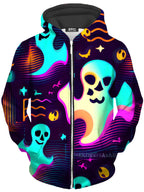 Spooky Season Unisex Zip-Up Hoodie iEDM Epic Hoodie